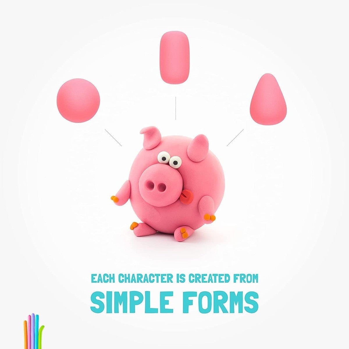 Ensemble d'argile à modeler : créez sans limites ! Art & bricolage- Boutique LeoLudo