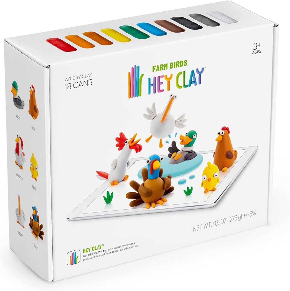 Ensemble d'argile à modeler-Hey Clay-Boutique LeoLudo