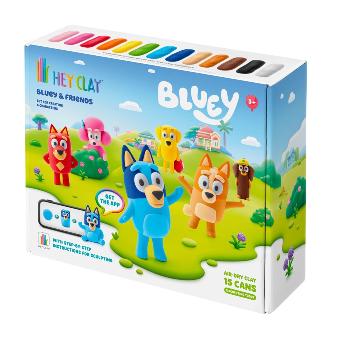 Ensemble d'argile - Bluey & ses amis - Art & bricolage - Boutique LeoLudo - Hey Clay
