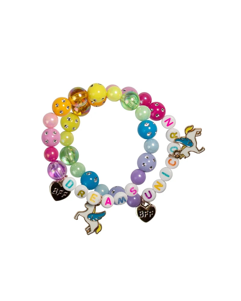 Ensemble de 2 bracelets - Dreams Unicorn BFF -Bijoux- Boutique LeoLudo-Great Pretenders