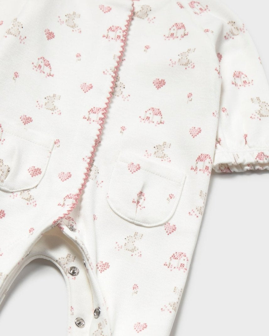 Ensemble de 2 dormeuses - Petits lapins -Vêtements- Boutique LeoLudo-Mayoral
