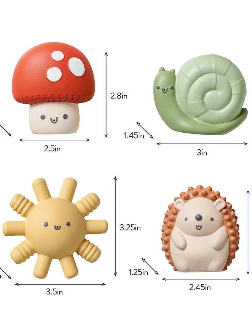 Ensemble de 4 jeux pour le bain - Nature - Jouets de bain - Boutique LeoLudo - Itzy Ritzy Canada