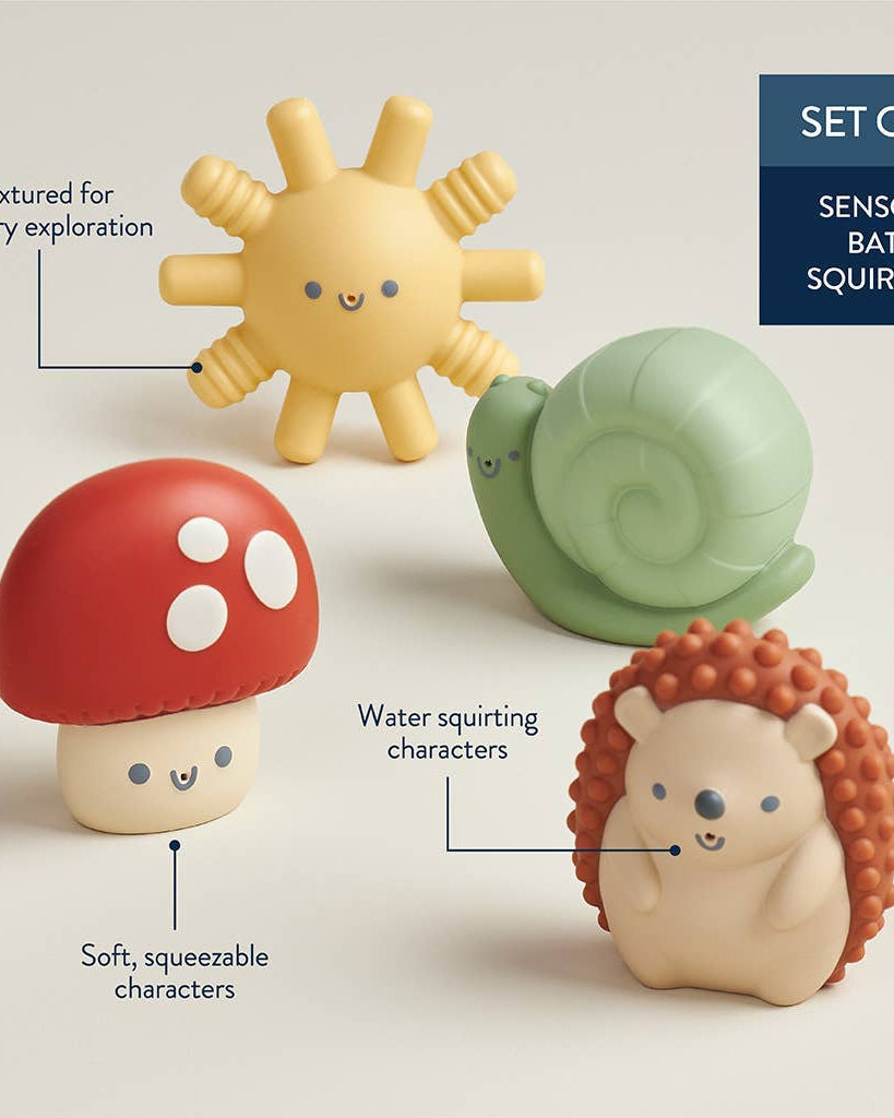Ensemble de 4 jeux pour le bain - Nature - Jouets de bain - Boutique LeoLudo - Itzy Ritzy Canada