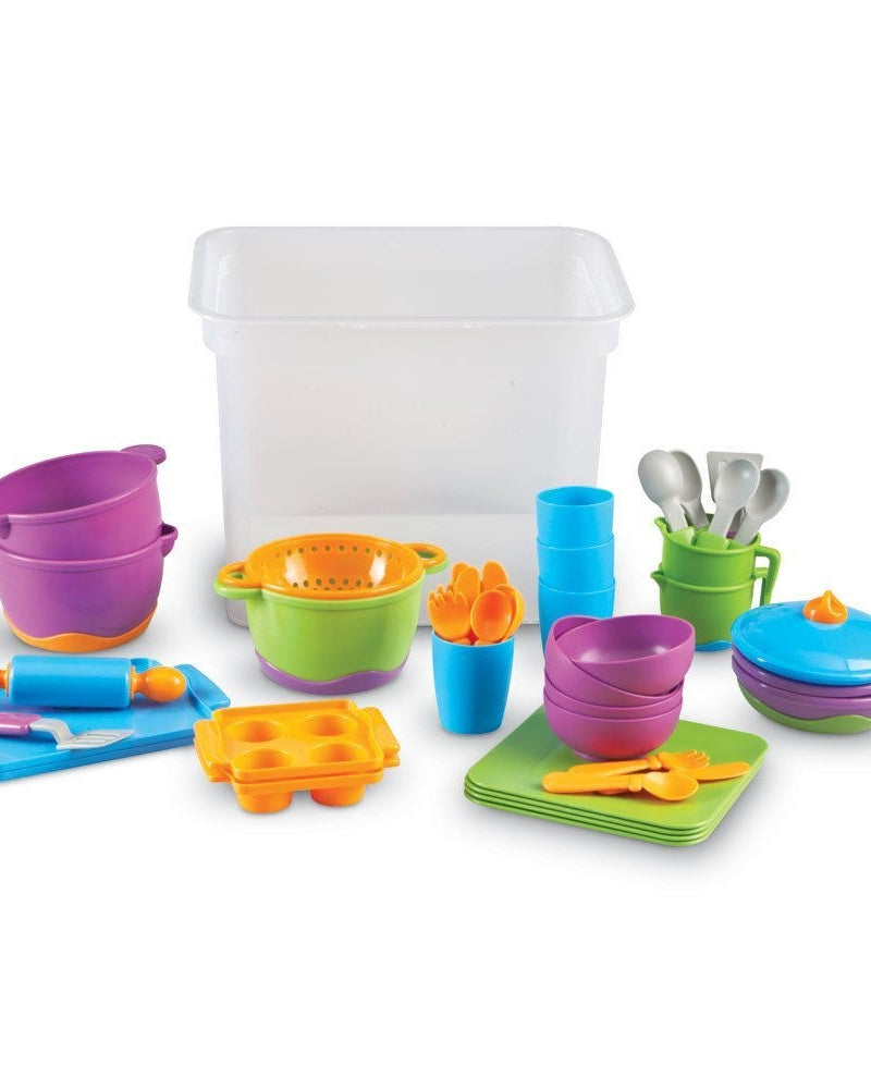 Ensemble de cuisine New Sprouts pour salle de classe - Jouets d'imitation - Boutique LeoLudo - Learning Resources