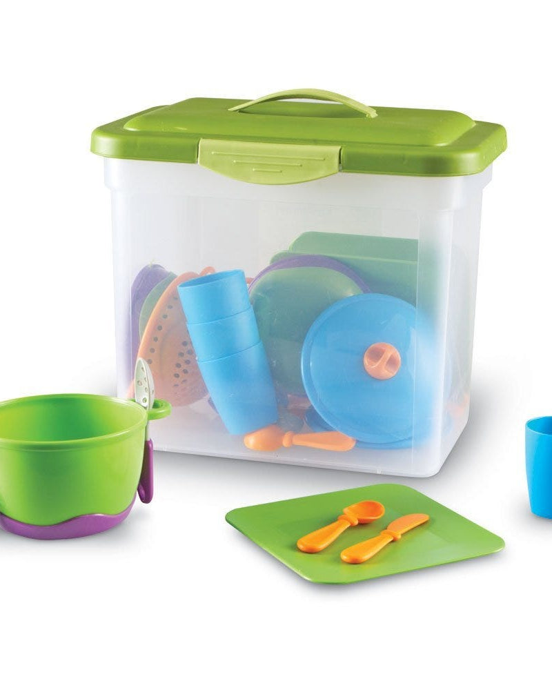 Ensemble de cuisine New Sprouts pour salle de classe - Jouets d'imitation - Boutique LeoLudo - Learning Resources
