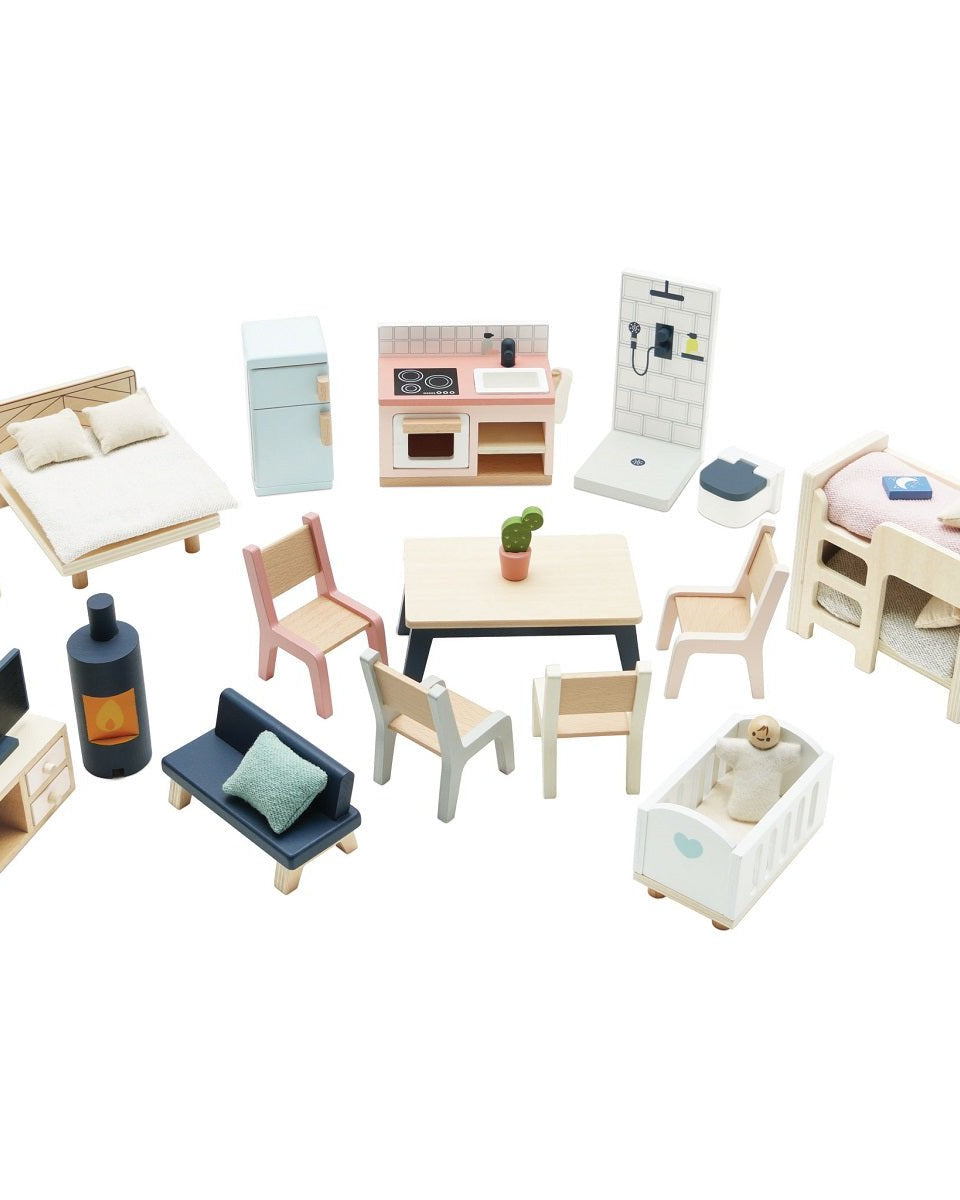Ensemble de meubles de démarrage pour maison de poupée - Accessoires de maison de poupées - Boutique LeoLudo - Le Toy Van