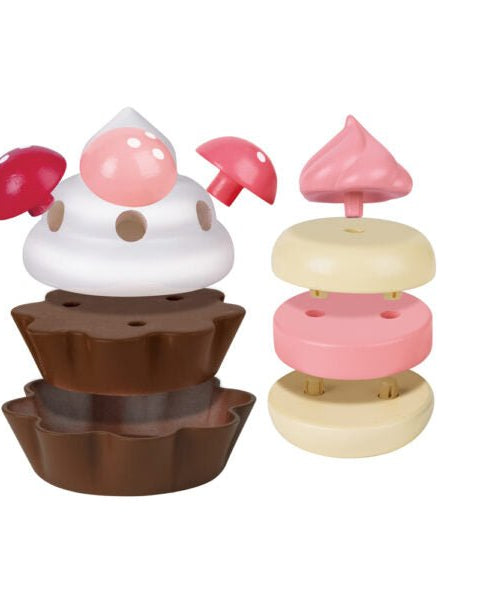 Ensemble desserts aux fraises en bois - Jouets d'imitation - Boutique LeoLudo - Hape