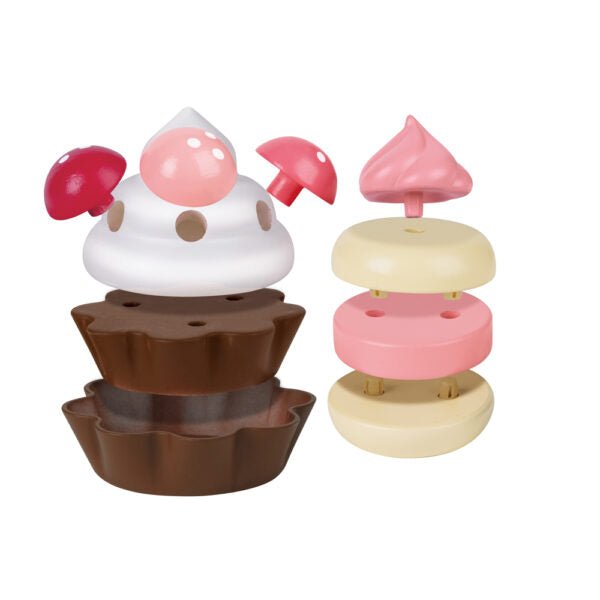 Ensemble desserts aux fraises en bois - Jouets d'imitation - Boutique LeoLudo - Hape