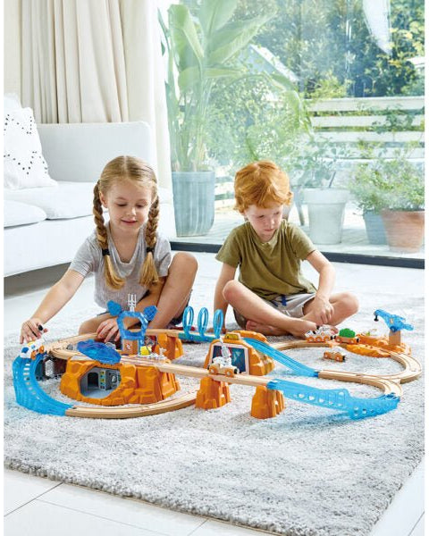 Ensemble d’exploration de Mars – Circuit de train 48 pièces -Ensembles de jeu- Boutique LeoLudo-Hape
