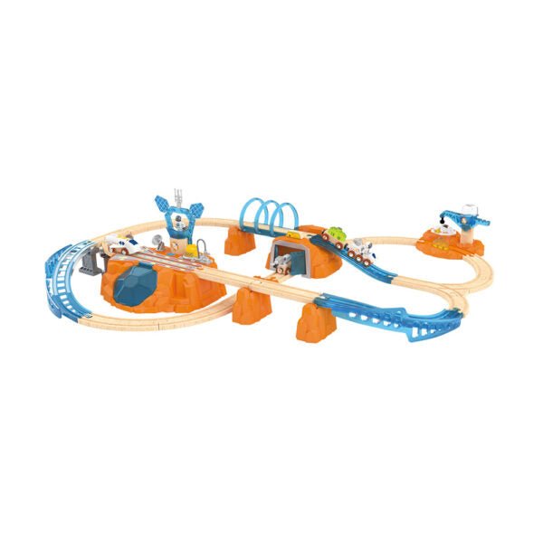 Ensemble d’exploration de Mars – Circuit de train 48 pièces -Ensembles de jeu- Boutique LeoLudo-Hape