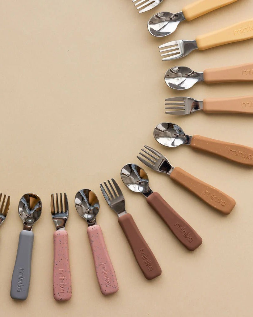 Ensemble d'ustensiles en acier inoxydable - Alimentation & repas - Boutique LeoLudo - Minika
