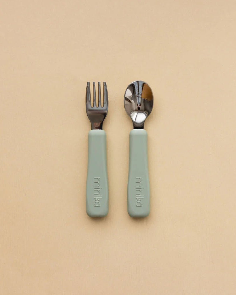 Ensemble d'ustensiles en acier inoxydable - Alimentation & repas - Boutique LeoLudo - Minika