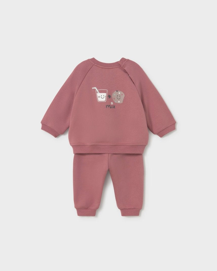 Ensemble en coton 2 pièces – Rose ancien -Vêtements- Boutique LeoLudo-Mayoral