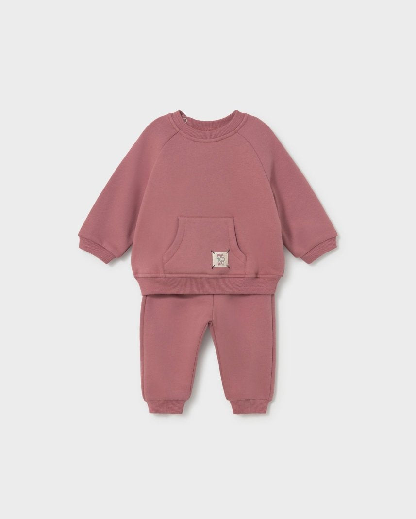 Ensemble en coton 2 pièces – Rose ancien -Vêtements- Boutique LeoLudo-Mayoral