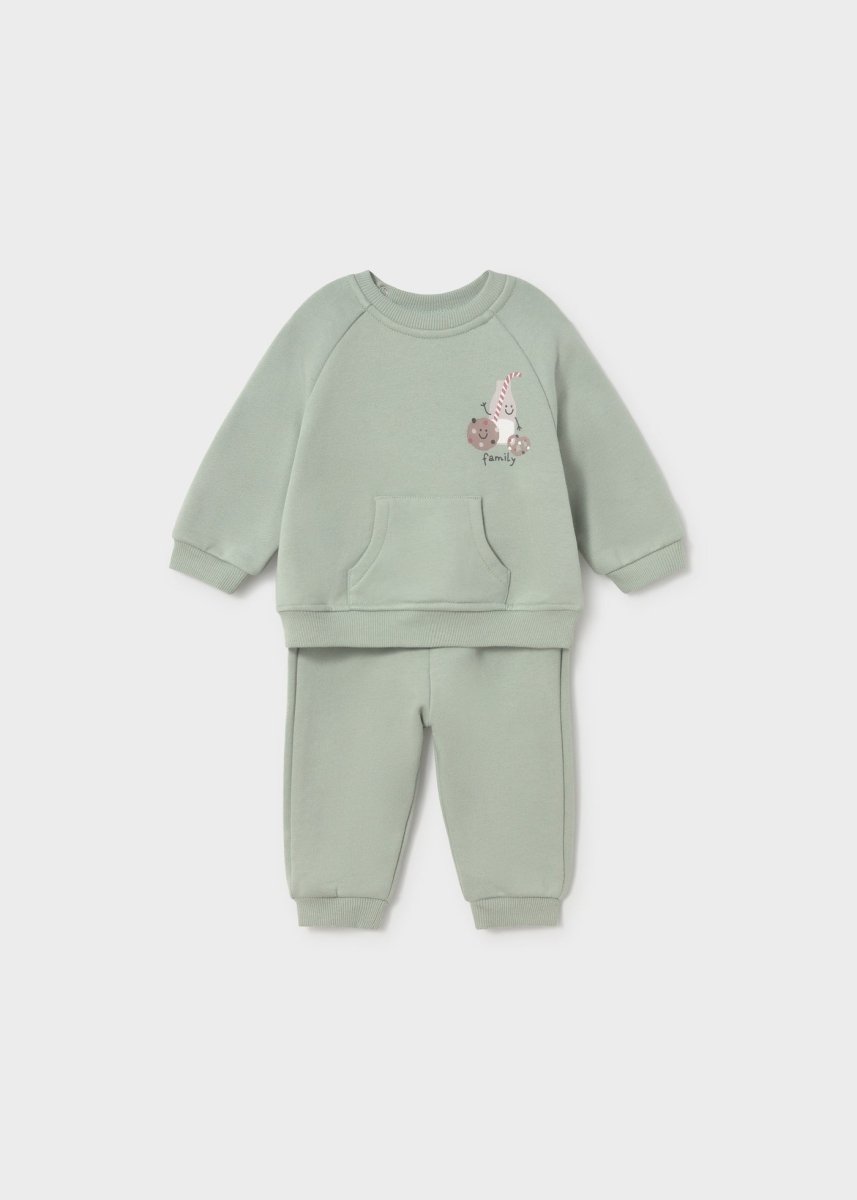Ensemble en coton 2 pièces – Vert Sauge -Vêtements- Boutique LeoLudo-Mayoral