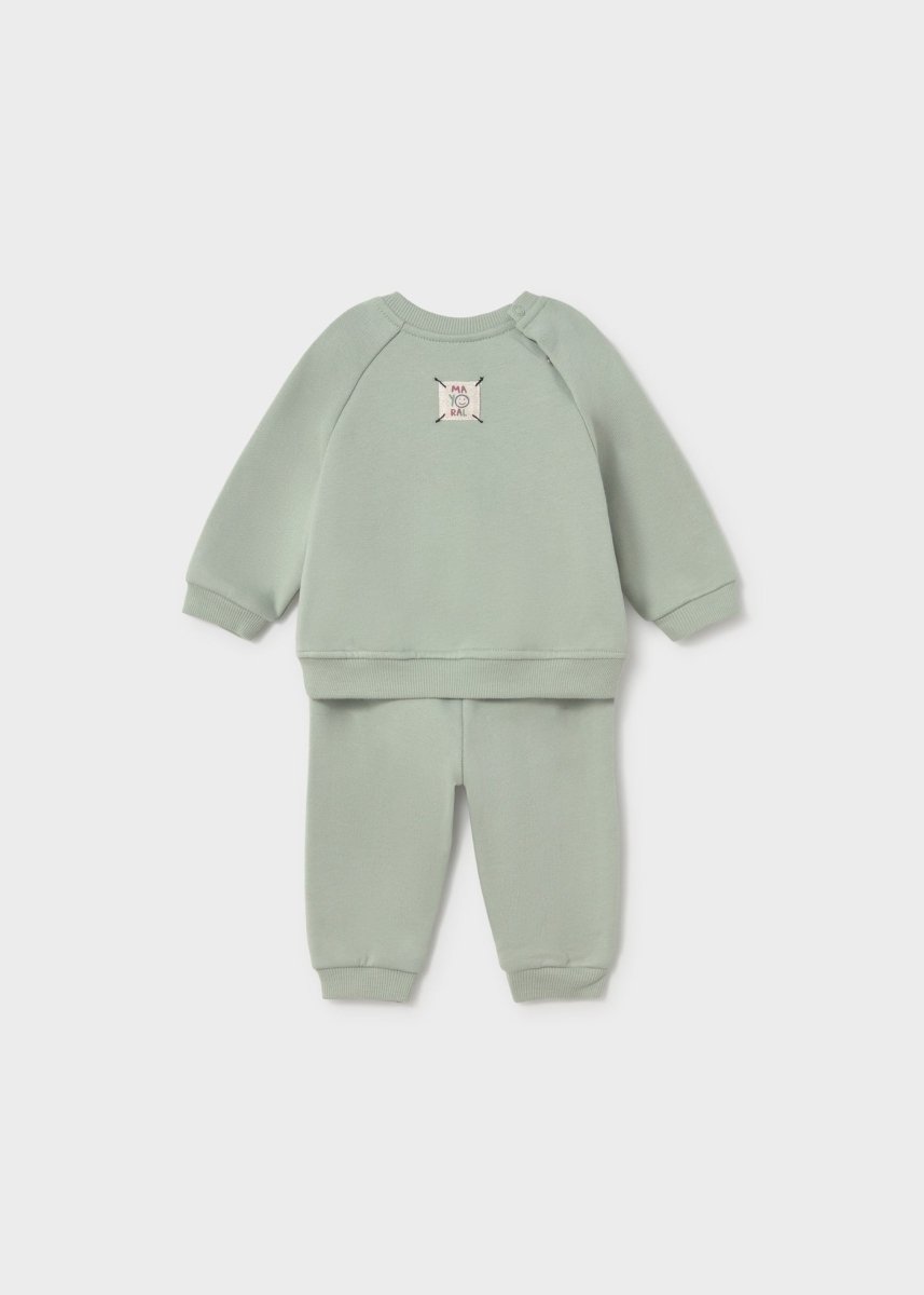 Ensemble en coton 2 pièces – Vert Sauge -Vêtements- Boutique LeoLudo-Mayoral