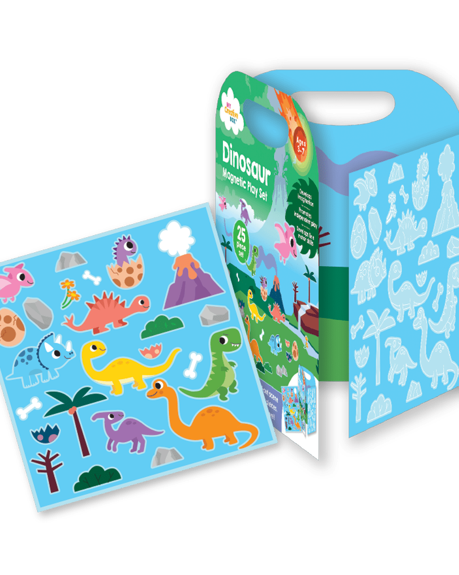 Ensemble magnétique – Dinosaures -Art & bricolage- Boutique LeoLudo-Connetix