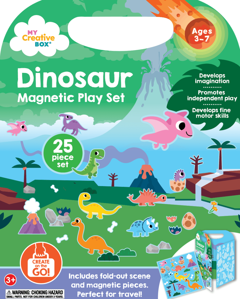 Ensemble magnétique – Dinosaures -Art & bricolage- Boutique LeoLudo-Connetix