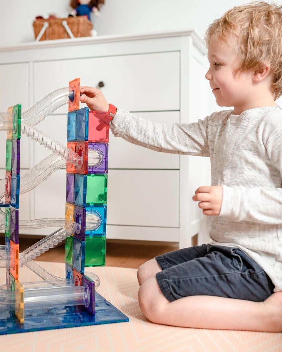 Ensemble parcours de balle Connetix (92 pcs) - Jeux de construction - Boutique LeoLudo - Connetix