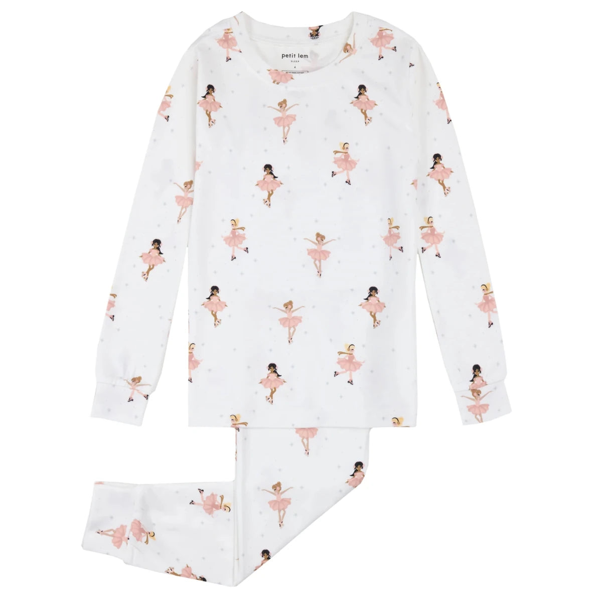 Ensemble pyjama 2 pièces Blanc Cassé -Vêtements- Boutique LeoLudo-Petit Lem