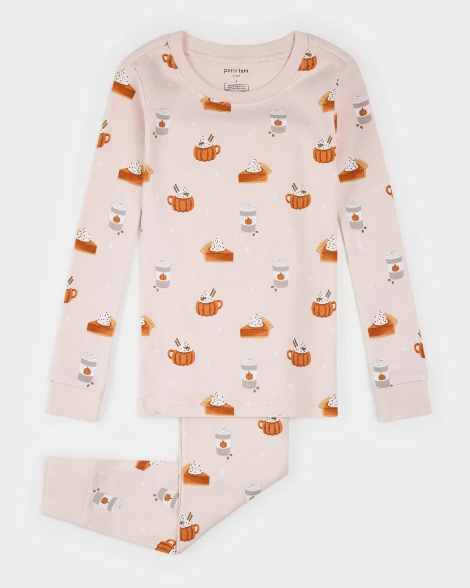 Ensemble pyjama 2 pièces Rose Pâle -Vêtements- Boutique LeoLudo-Petit Lem