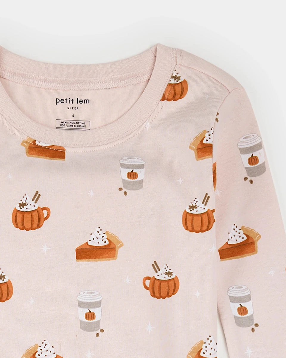 Ensemble pyjama 2 pièces Rose Pâle -Vêtements- Boutique LeoLudo-Petit Lem