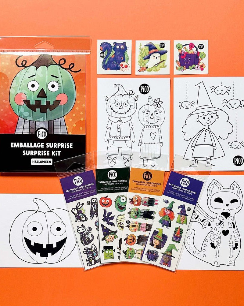 Ensemble surprise - Halloween -Art & bricolage- Boutique LeoLudo-PiCO