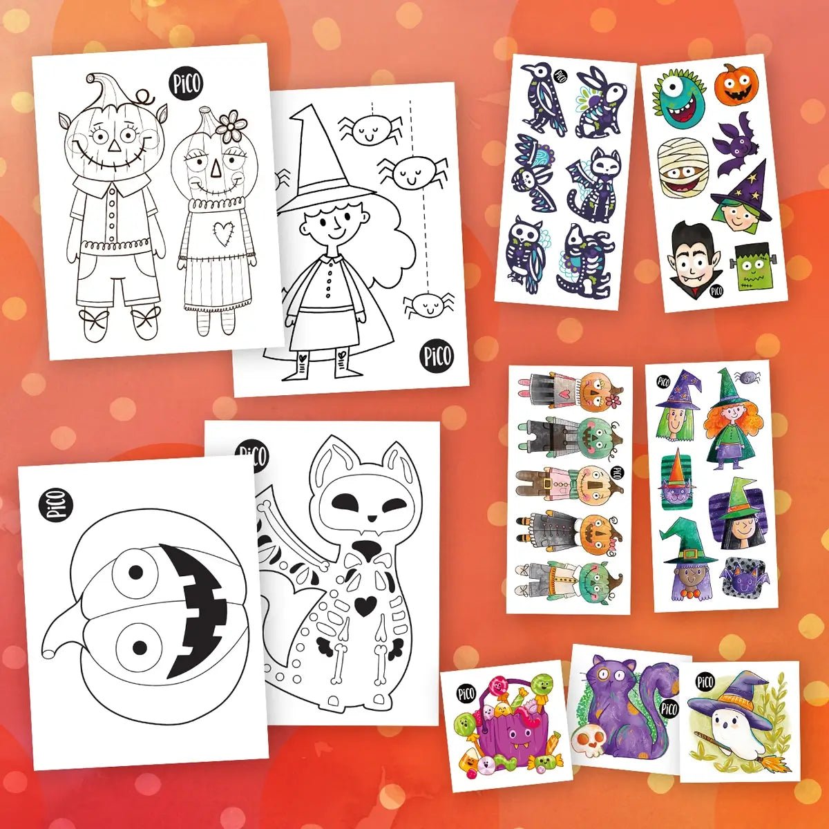 Ensemble surprise - Halloween -Art & bricolage- Boutique LeoLudo-PiCO