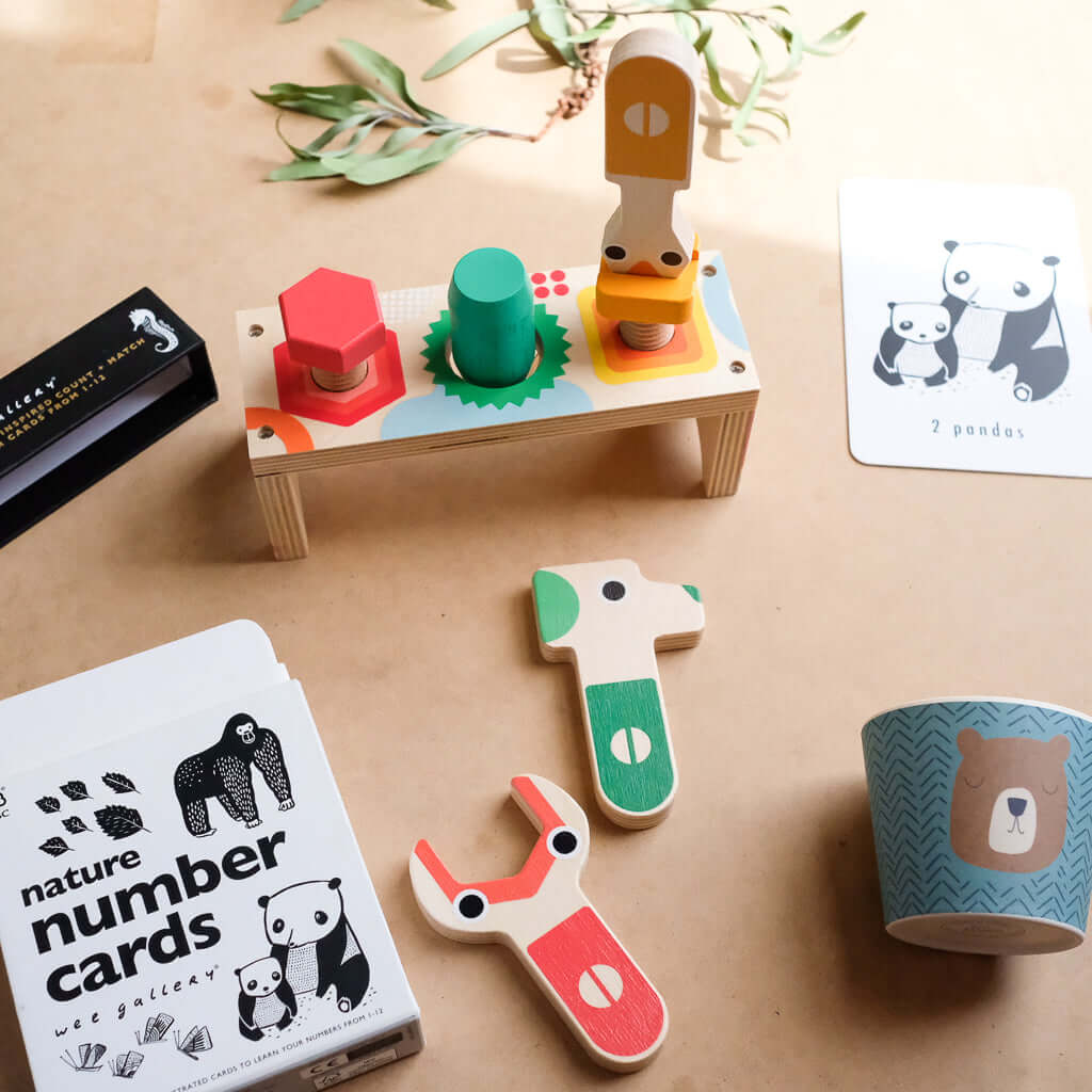 Établi en bois - Bricolou le bricoleur - Jeux d'assemblage - Boutique LeoLudo - Djeco