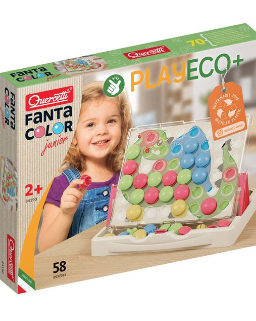 Fantacolor Junior Play Eco+ (58 pcs) - Jeux d'assemblage - Boutique LeoLudo - Quercetti