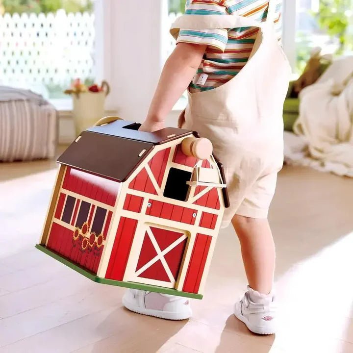 Ferme en bois – Ensemble de jeu Happy Farm - Ensembles de jeu - Boutique LeoLudo - Hape