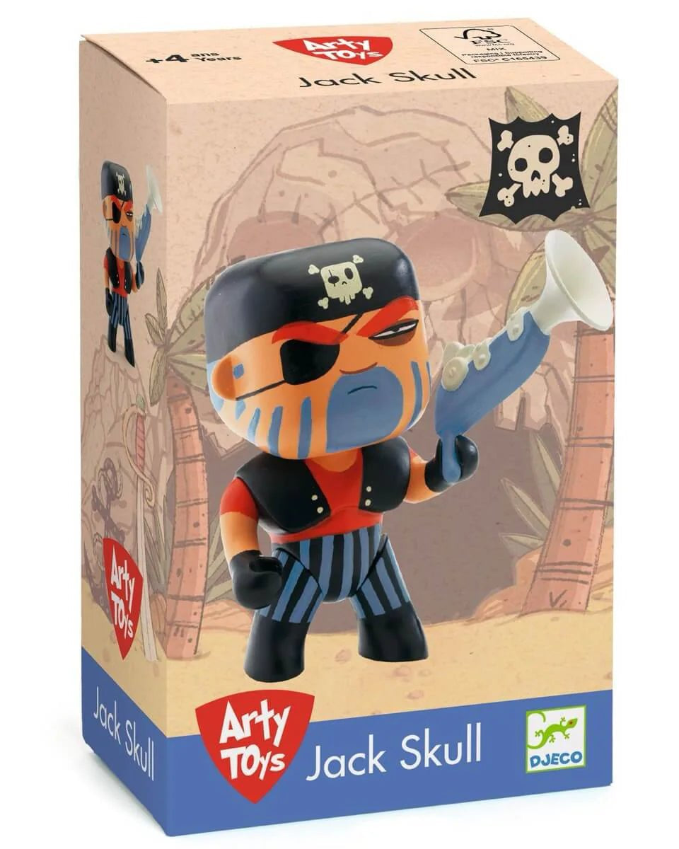 Figurine Arty Toys - Jack Skull -Figurines- Boutique LeoLudo-Djeco