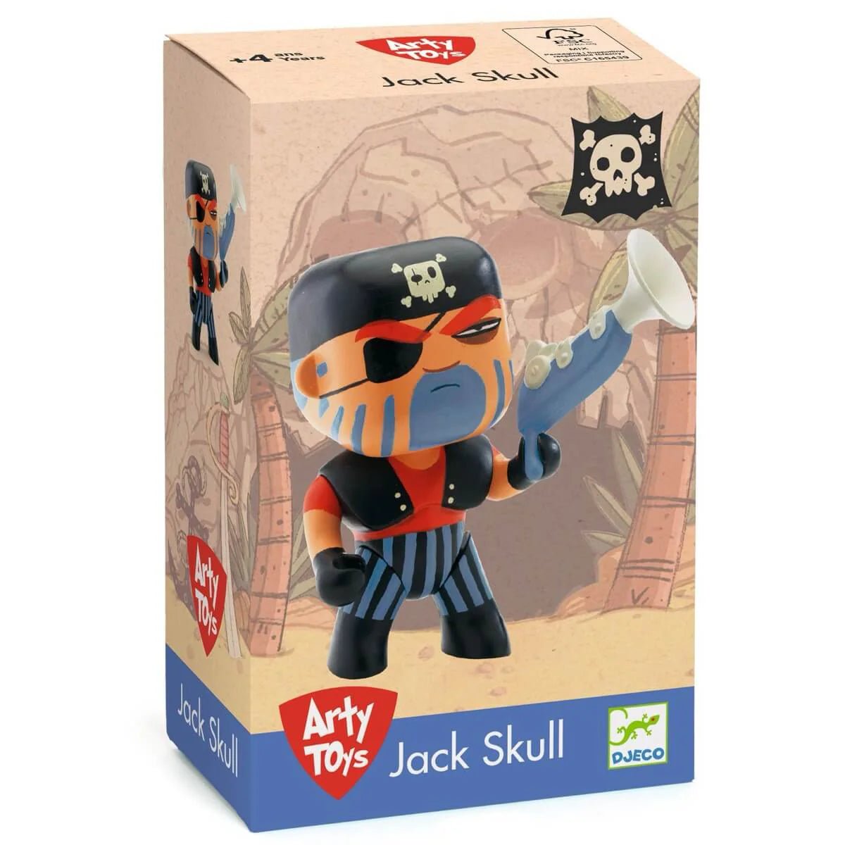 Figurine Arty Toys - Jack Skull -Figurines- Boutique LeoLudo-Djeco