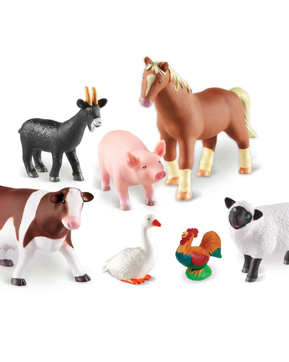 Figurines d'animaux de la ferme Jumbo - Figurines - Boutique LeoLudo - Learning Resources