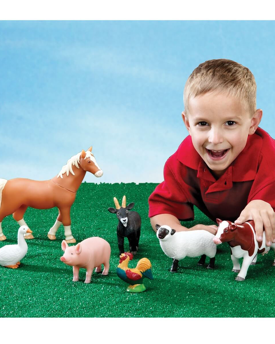 Figurines d'animaux de la ferme Jumbo - Figurines - Boutique LeoLudo - Learning Resources