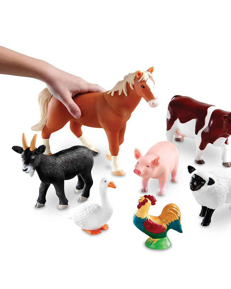 Figurines d'animaux de la ferme Jumbo - Figurines - Boutique LeoLudo - Learning Resources