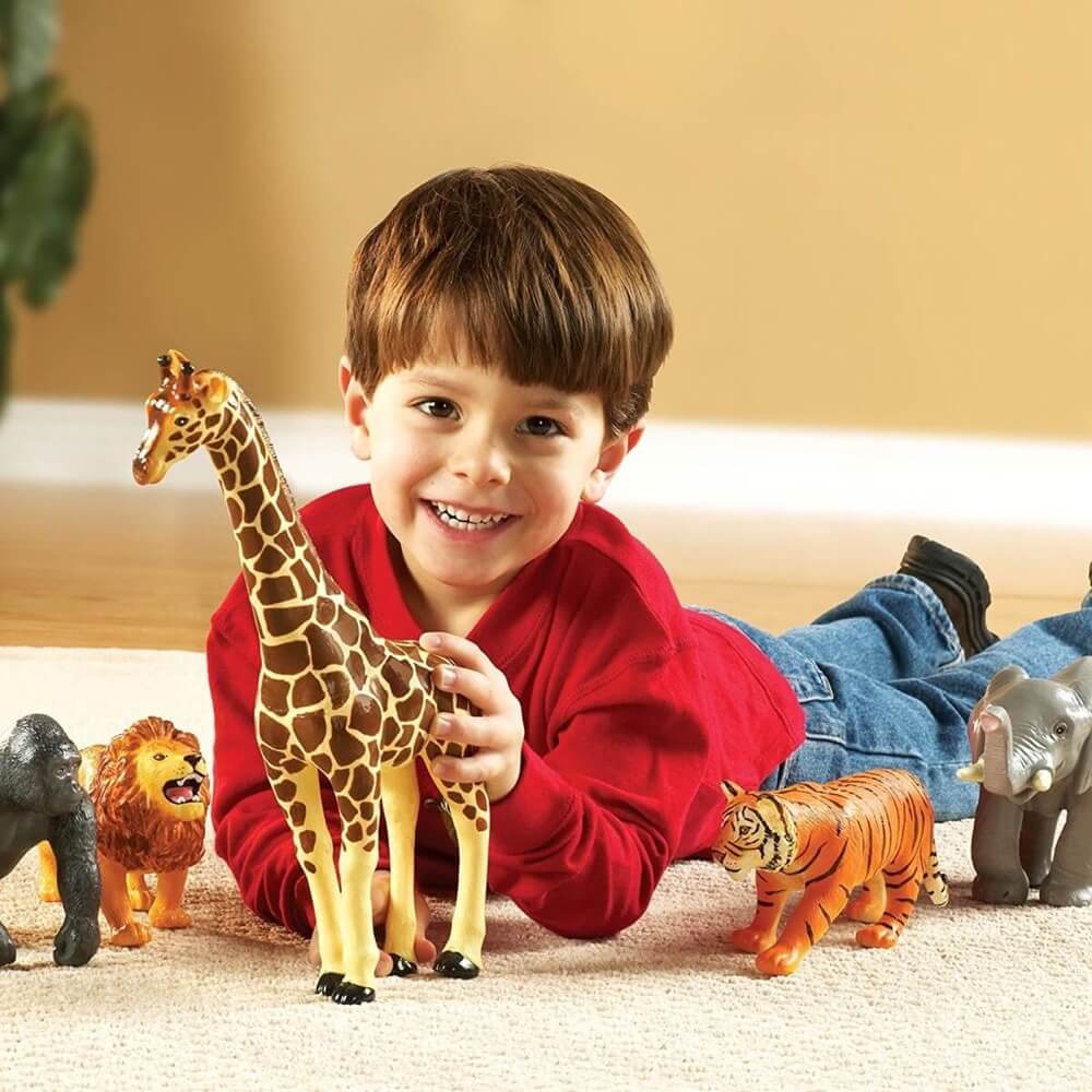 Figurines Jumbo d'animaux de la jungle - Figurines - Boutique LeoLudo - Learning Resources
