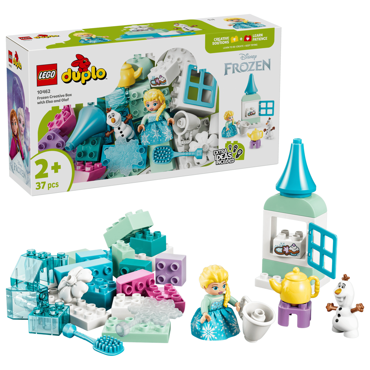 Frozen - Boîte créative avec Elsa et Olaf (37 pcs.) – LEGO® DUPLO® -Ensembles de jeu- Boutique LeoLudo-LEGO