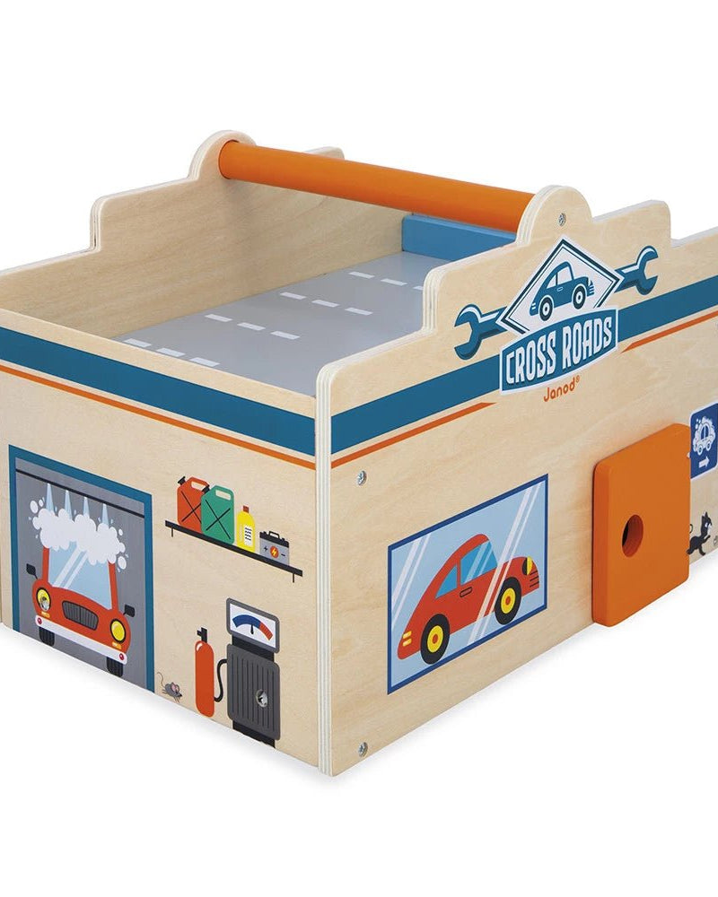 Garage en bois Ville - Cross Roads - Ensembles de jeu - Boutique LeoLudo - Tender Leaf Toys