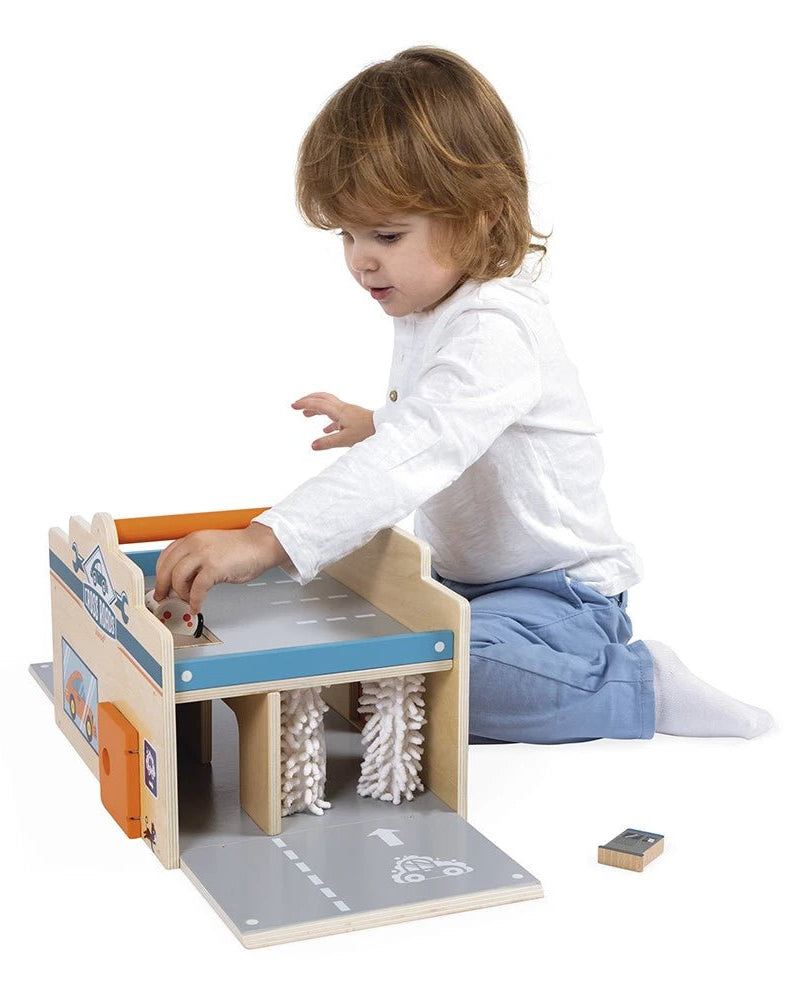 Garage en bois Ville - Cross Roads - Ensembles de jeu - Boutique LeoLudo - Tender Leaf Toys