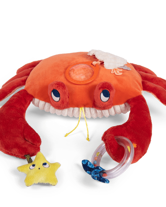 Grand crabe d'activités (34 cm) - Jouets d'éveil - Boutique LeoLudo - Moulin Roty