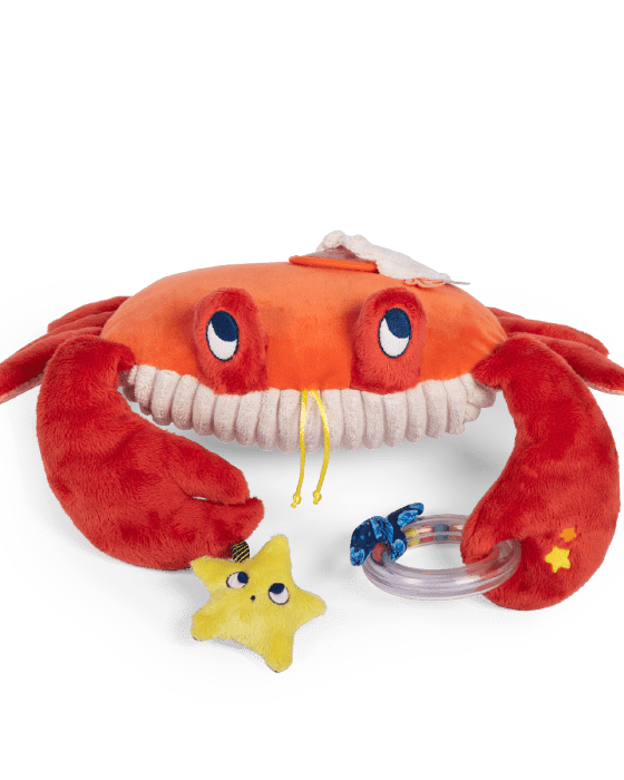 Grand crabe d'activités (34 cm) - Jouets d'éveil - Boutique LeoLudo - Moulin Roty