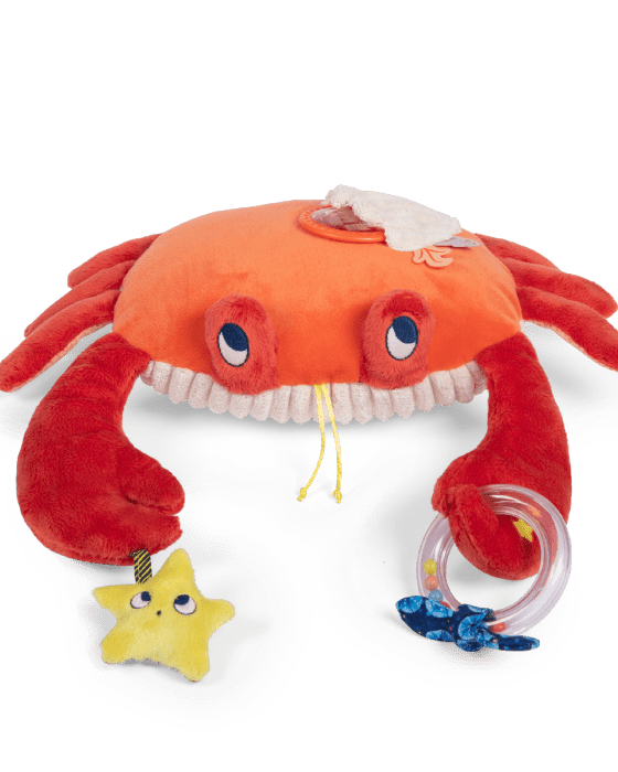 Grand crabe d'activités (34 cm) - Jouets d'éveil - Boutique LeoLudo - Moulin Roty