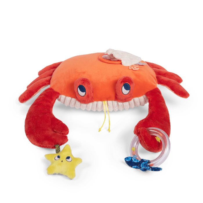 Grand crabe d'activités (34 cm) - Jouets d'éveil - Boutique LeoLudo - Moulin Roty