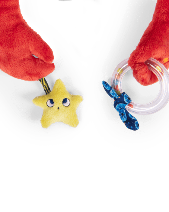 Grand crabe d'activités (34 cm) - Jouets d'éveil - Boutique LeoLudo - Moulin Roty