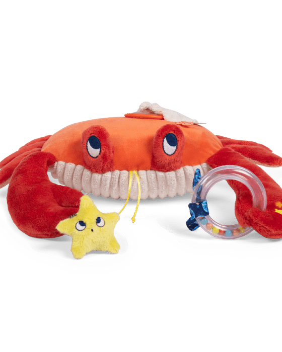 Grand crabe d'activités (34 cm) - Jouets d'éveil - Boutique LeoLudo - Moulin Roty