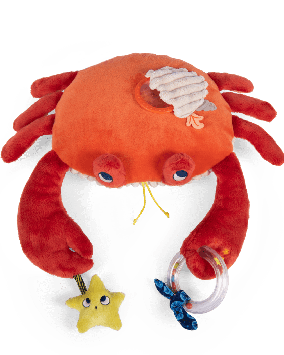 Grand crabe d'activités (34 cm) - Jouets d'éveil - Boutique LeoLudo - Moulin Roty