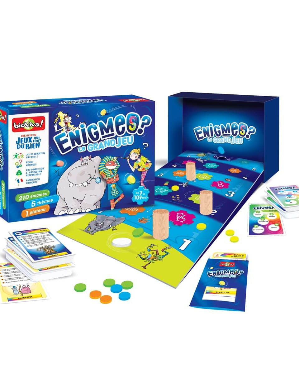Grand jeu des énigmes - Jeux de société - Boutique LeoLudo - Bioviva