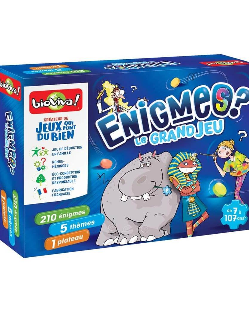 Grand jeu des énigmes - Jeux de société - Boutique LeoLudo - Bioviva