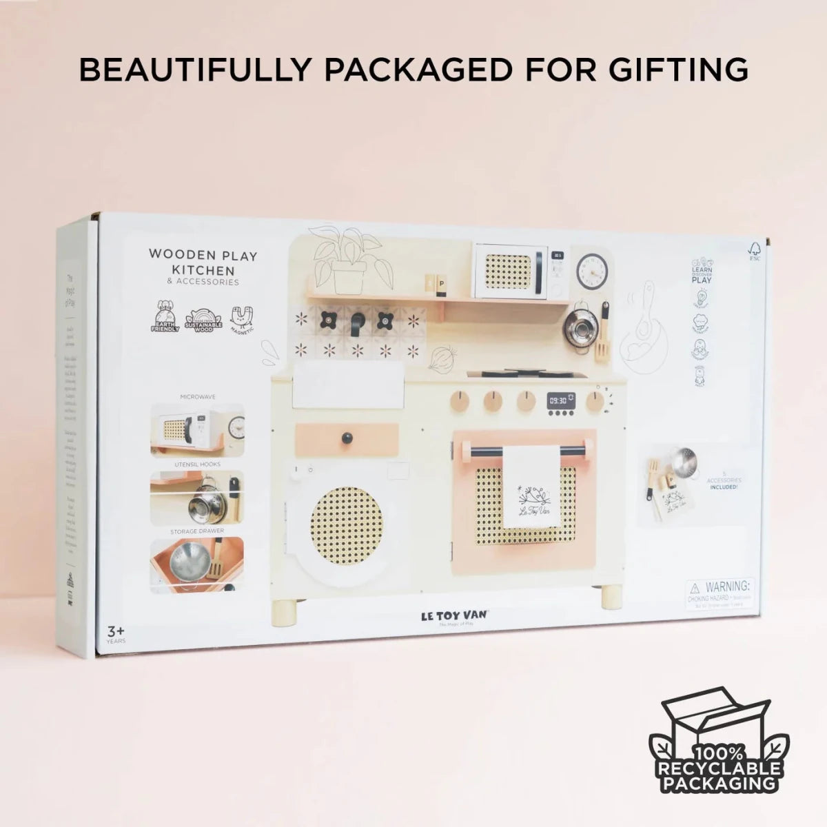 Grande cuisine en bois familiale -Jouets d'imitation- Boutique LeoLudo-Le Toy Van